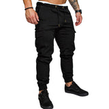 New 2019 Casual Joggers Pants Solid Color Men Cotton Elastic Long Trousers pantalon homme Military Army Cargo Pants Men Leggings