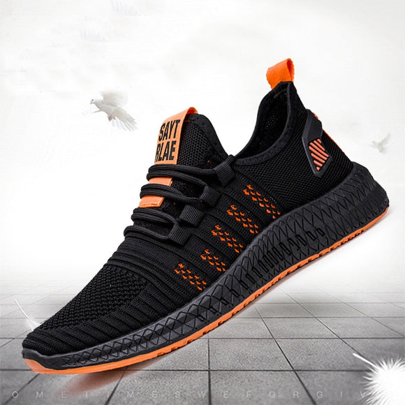 2019 New Mesh Men Sneakers Casual Shoes Lac-up Men Shoes Lightweight Comfortable Breathable Walking Sneakers Zapatillas Hombre