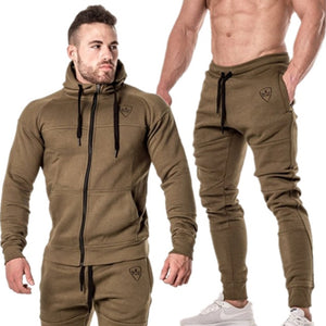 2 pieces Autumn Running tracksuit men Sweatshirt Sports Set Gym Clothes Men Sport Suit Training Suit Sport Wear