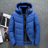 b new Waterproof White Duck Down Jackets Men Warm Hooded Mens Winter Parkas Thick Men's Jackets Coat Casaco Masculino