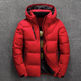 2019 Winter Jacket Men High Quality Thermal Thick Coat Snow Red Black Parka Male Warm Outwear Men Fashion White Duck Down Jacket