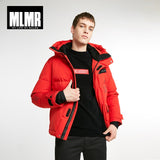 MLMR Men's Hooded Short Down Jacket Parka Coat JackJones New Brand Menswear 218412512