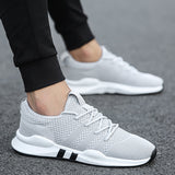 NKLSA Spring Autumn Fashion Mens Casual Shoes Lace-Up Breathable Shoes Sneakers Mens Trainers Zapatillas Hombre Sneakers Men