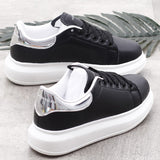 2019 Spring fashion men Casual shoes Platform Sneakers White Shoes High Quality Platform Lace-up couples running Shoes m498