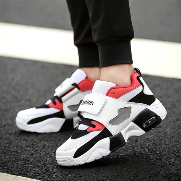 LZJ New 2019 Men High Top Breathable Sneakers Male Vulcanized Shoes Mixed Color Sneakers Men PU Bottom Shoes for Men Zapatillas