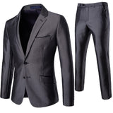 EICHOS 2019 Blazer Pants Suit Set Men Formal Offices Slim Fit Lapel Best Man Two Pieces Groom Suit Male Wedding Dress Tuxedo