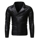 casaco jaqueta masculino chaqueta hombre coat men's Autumn Winter Casual Long Sleeve Solid Thicken Hooded Leather Jacket Top