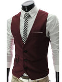 2019 New fashion Men's Casual Slim Suit Vest wedding banquet gentleman And Custom made  gentleman style Men's vest