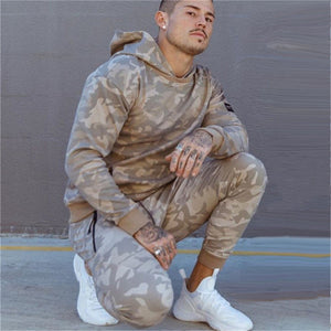 New 2019 Brand Tracksuit Fashion Men/Women Sportswear Two Piece Sets All Cotton Fleece Thick hoodie+Pants Sporting Suit Male