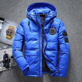 -40 Celsius Camouflage Down Coat Goose Down Parkas Men Winter Jacket 2019 Real Fur Collar Hooded Outdoor Male Thick Coat