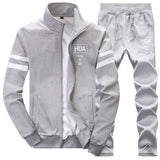 BOLUBAO Men Set Top+Pants 2-piece Set 2019 Spring Summer Male Suit Sweatshirt Sportswear Tracksuit Male Sporting Suits