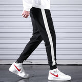 2019 Men Casual Sweatpants Fitness Side Stripe Men's Sportswear Joggers Pants Cotton New Male Gyms Trousers Pantalones Hombre