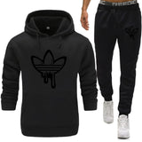 Men Two Pieces Set New Fashion Hooded Sweatshirts Sportswear Men Tracksuit Hoodie Autumn Men Brand Clothes Hoodies+Pants Sets