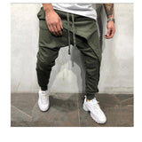 Men pencil trouser Men Asymetric Layered Jogger Pants Hip Hop Streetwear Jogger Pants Casual Drawstring Close Bottom Pants